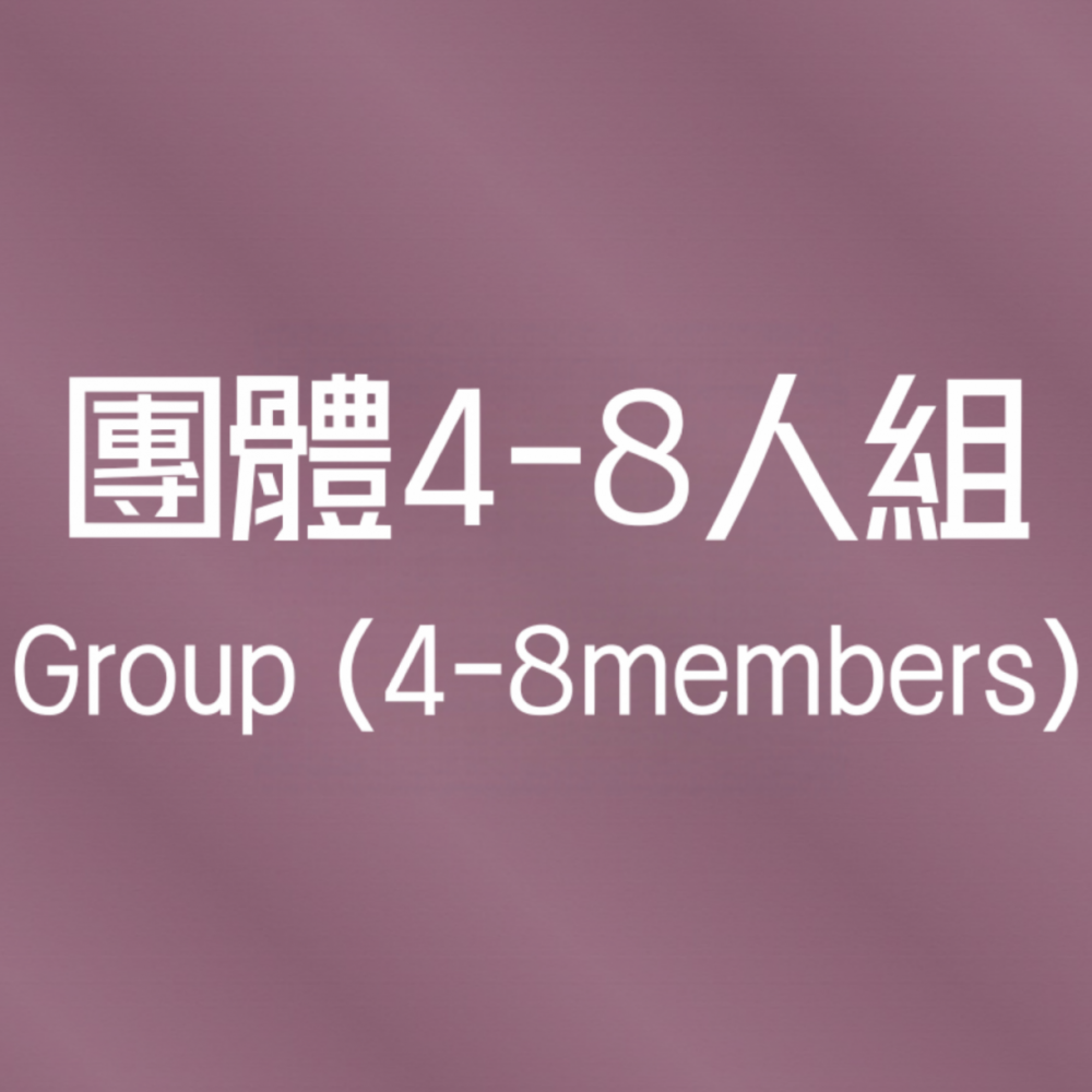 團體4-8人組 / Group (4-8 members)